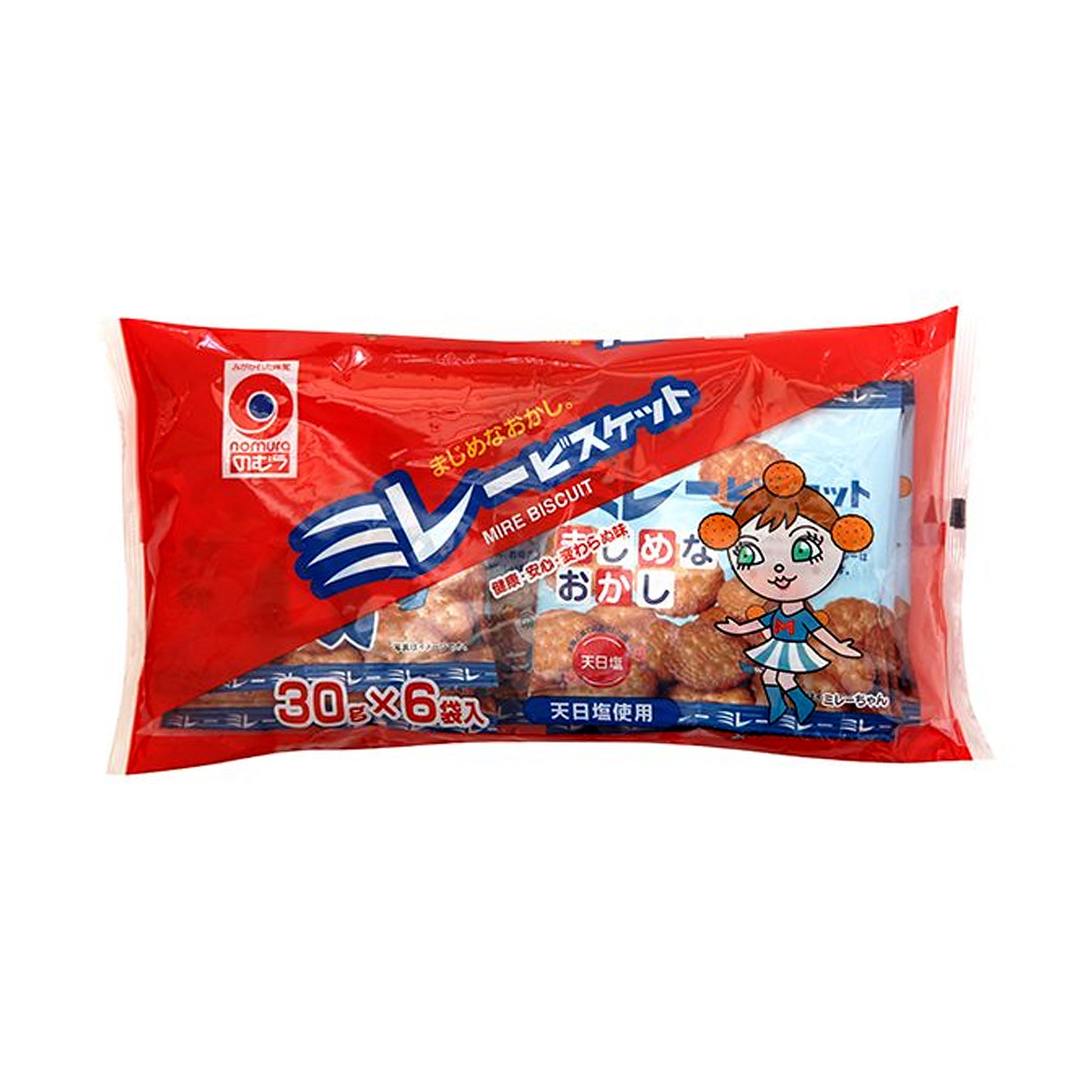Nomura Irimame Kakoten Millet Biscuits Small Bags